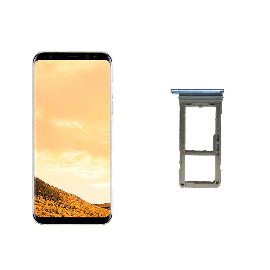 مقایسه خشاب سیم کارت Samsung Galaxy S8+ اصلی و تقلبی