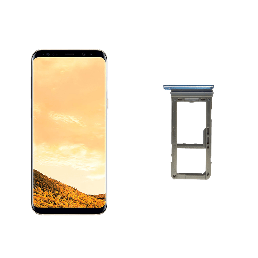 S8 Plus 01 مقایسه خشاب سیم کارت Samsung Galaxy S8+ اصلی و تقلبی