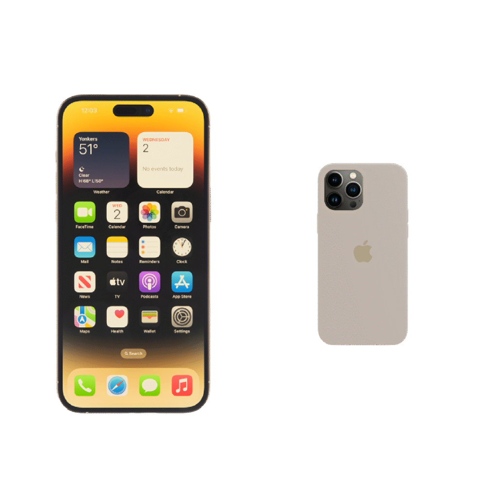 نمای نزدیک درب پشت Apple iPhone 14 Pro Max - مناسب تعمیرات تخصصی