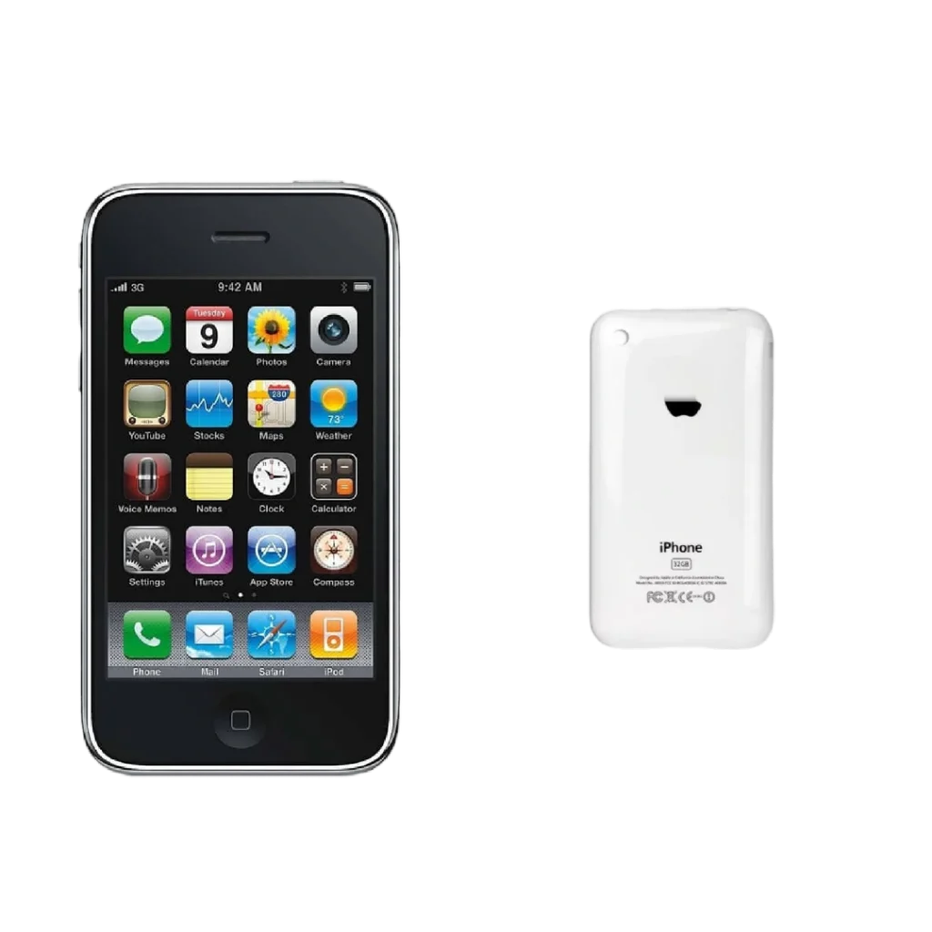 درب پشت اصلی گوشی اپل iPhone 3G - نمای بیرونی