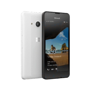 نمای نزدیک درب پشت Microsoft Lumia 550 - مناسب برای تعمیرات تخصصی