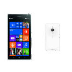 درب پشت اصلی گوشی نوکیا Lumia 1520 - نمای بیرونی