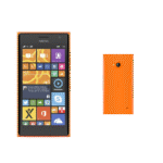 درب پشت نوکیا Lumia 730 در رنگ نارنجی