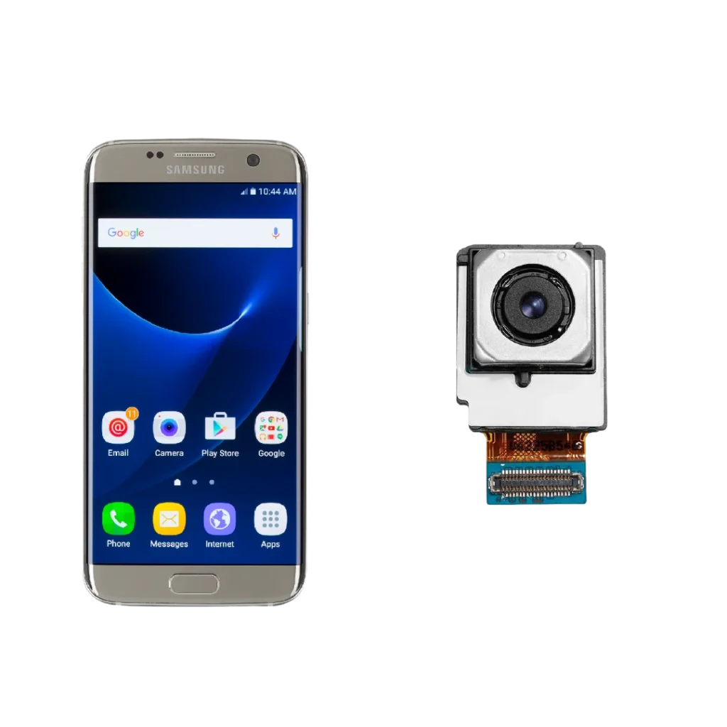 نمای نزدیک دوربین عقب Samsung Galaxy S7 edge - مناسب تعمیرات تخصصی