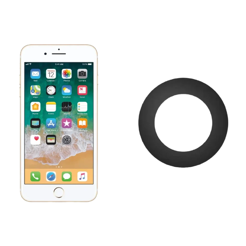 شیشه دوربین اصلی Apple iPhone 7 - قطعه اورجینال با گارانتی اصالت