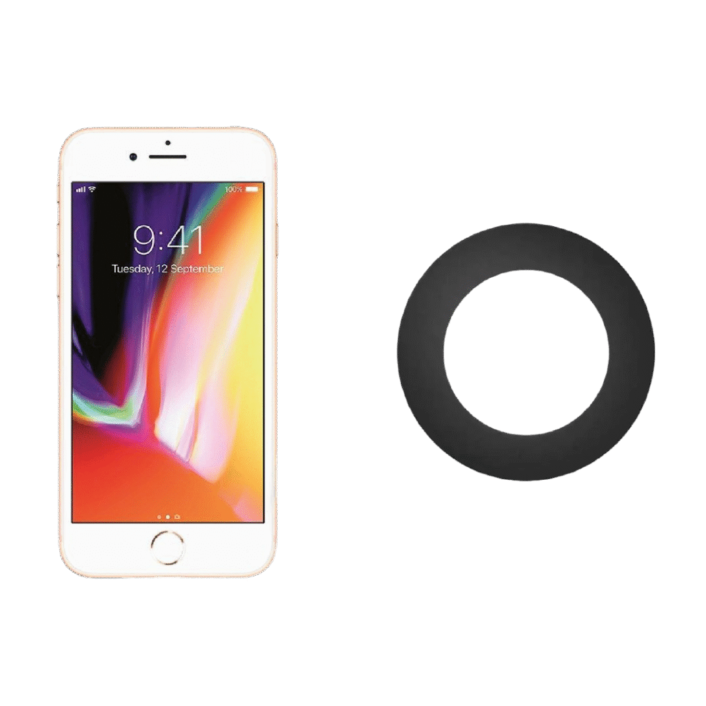شیشه دوربین اصلی Apple iPhone 8 - قطعه اورجینال با گارانتی اصالت