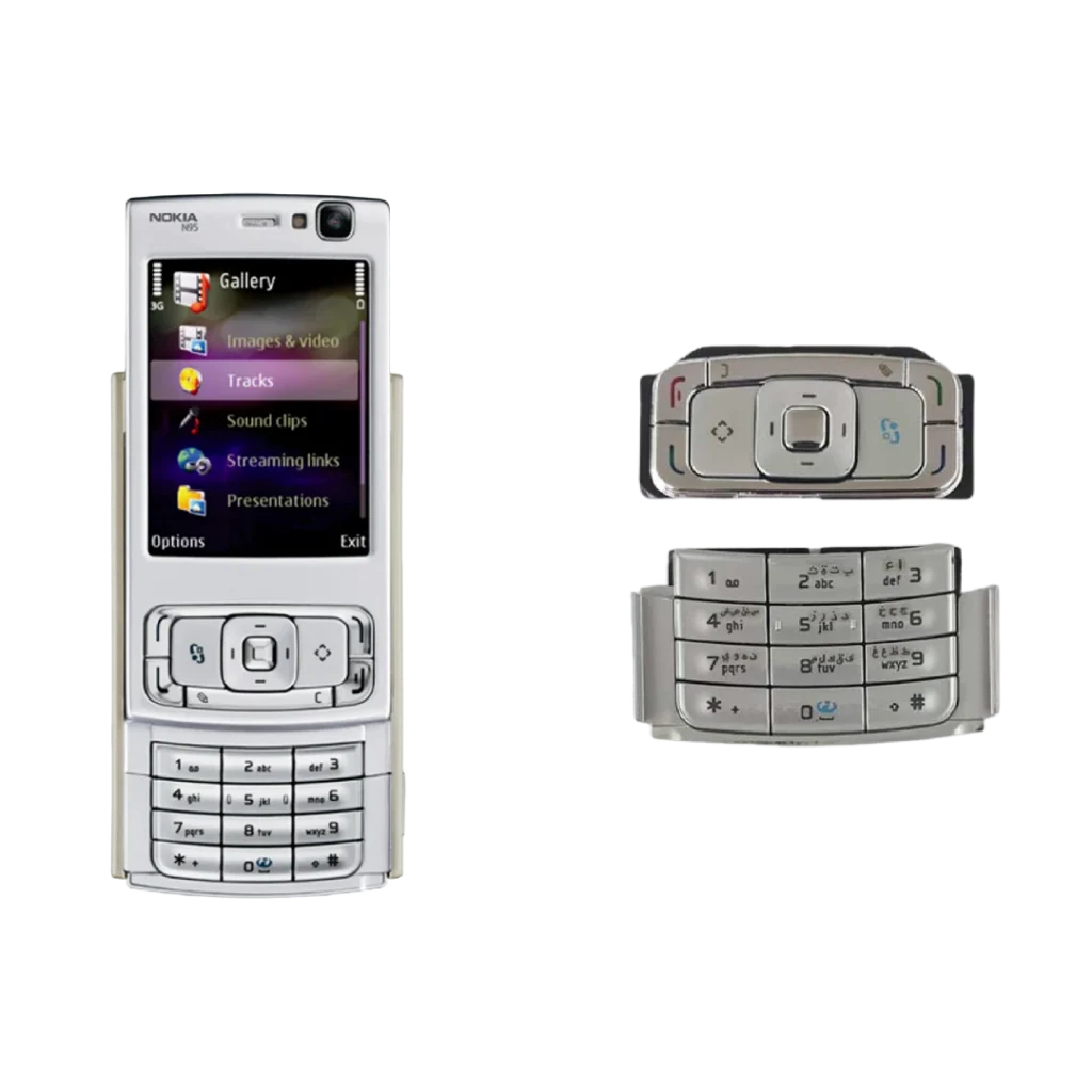 کیبورد اصلی و اورجینال نوکیا N95 - نمای جلو