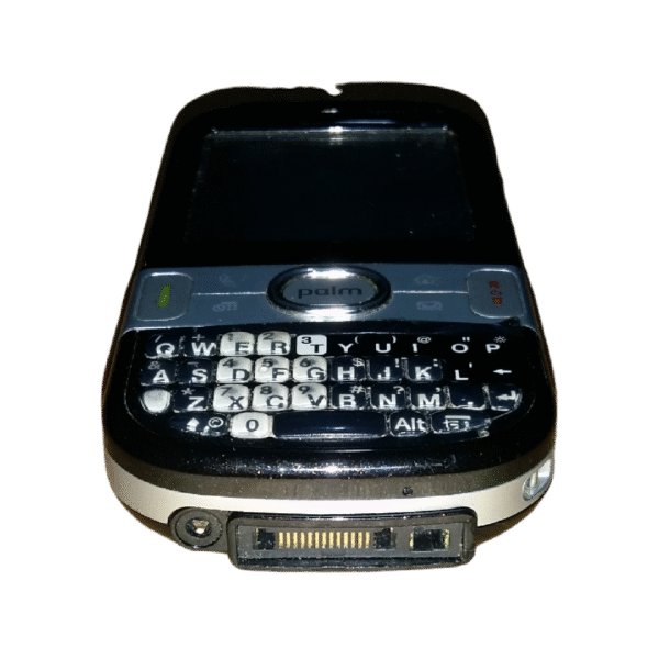 نمای جانبی گوشی Palm Centro نشان دهنده کیبورد QWERTY