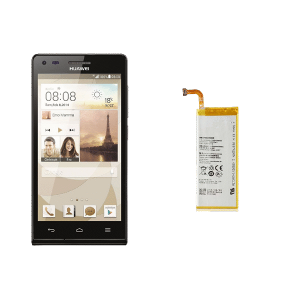 باتری موبایل مدل HB3742A0EBC مناسب برای هواوی Ascend P7 mini - نمای جلو