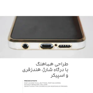 نمای داخلی کاور مدل فضانورد برای اپل iPhone 14 Plus showing لایه نرم