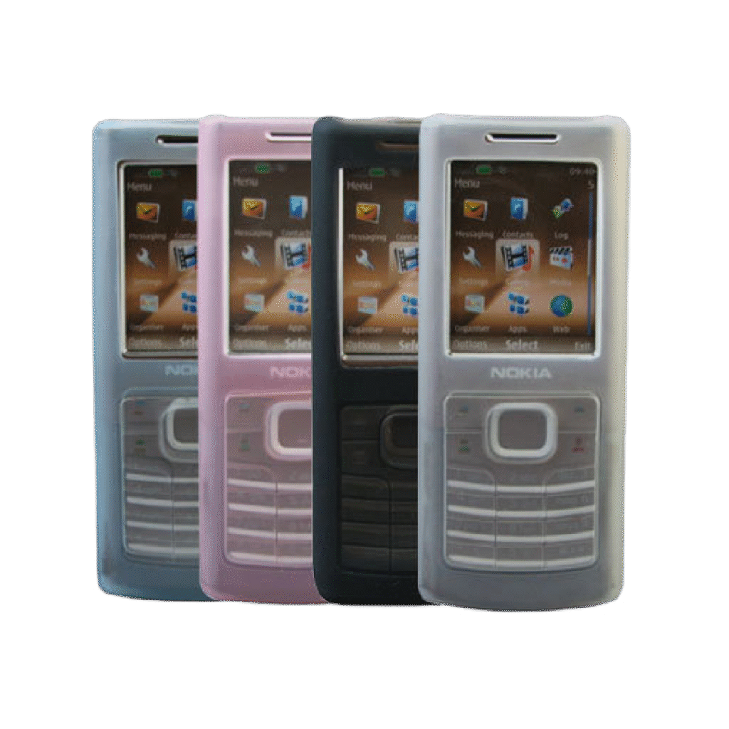 کاور ژله ای نرم و شفاف گوشی موبایل Nokia 6500 classic از دید روبرو
