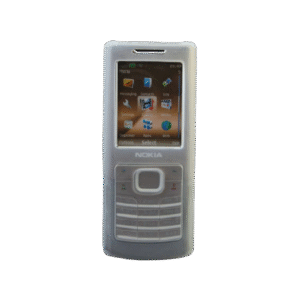 کاور ژله ای نرم و شفاف گوشی موبایل Nokia 6500 classic از دید روبرو