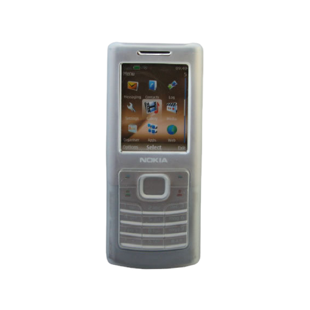 -- - 6500-classic - 05 کاور ژله ای نرم و شفاف گوشی موبایل Nokia 6500 classic از دید روبرو