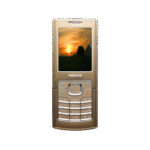 کاور ژله ای نرم و شفاف گوشی موبایل Nokia 6500 classic از دید روبرو