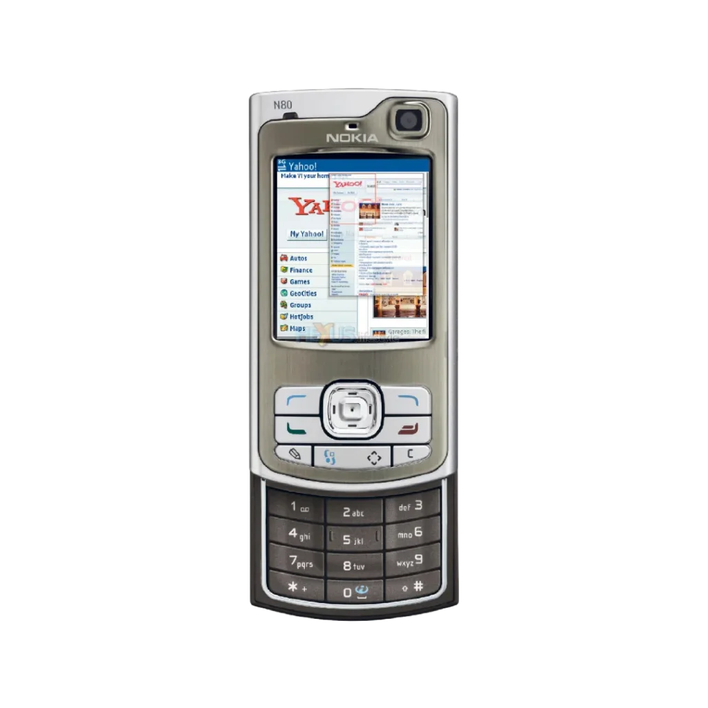 کاور کریستال شفاف نوکیا N80 - نمای جلو