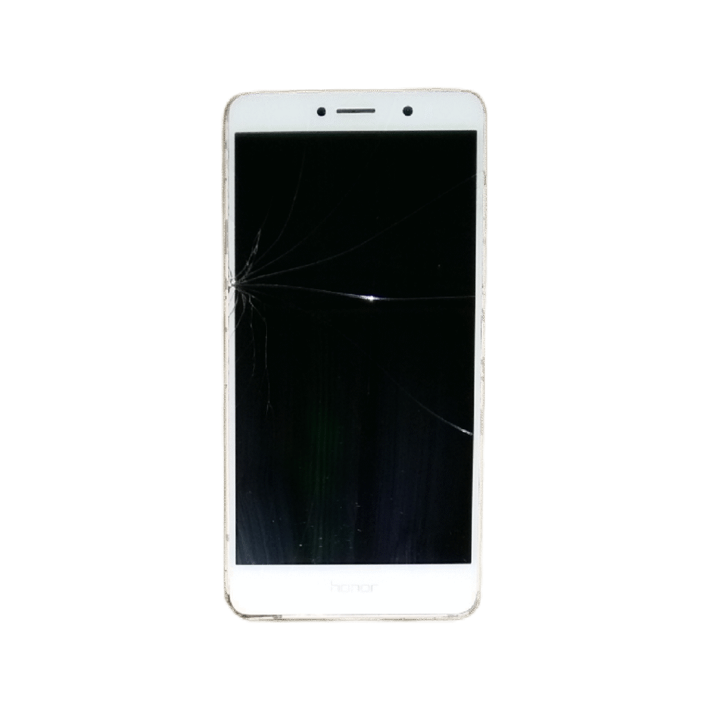 Honor 6X 2016 در رنگ Gray - نمای جلو و صفحه نمایش روشن