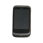 تصویر frontal از HTC Wildfire با نمایش طراحی کلاسیک