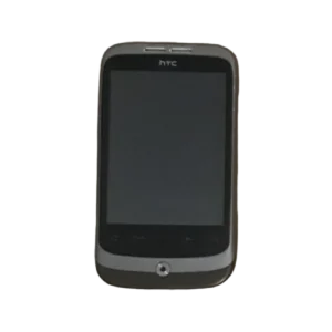 تصویر frontal از HTC Wildfire با نمایش طراحی کلاسیک