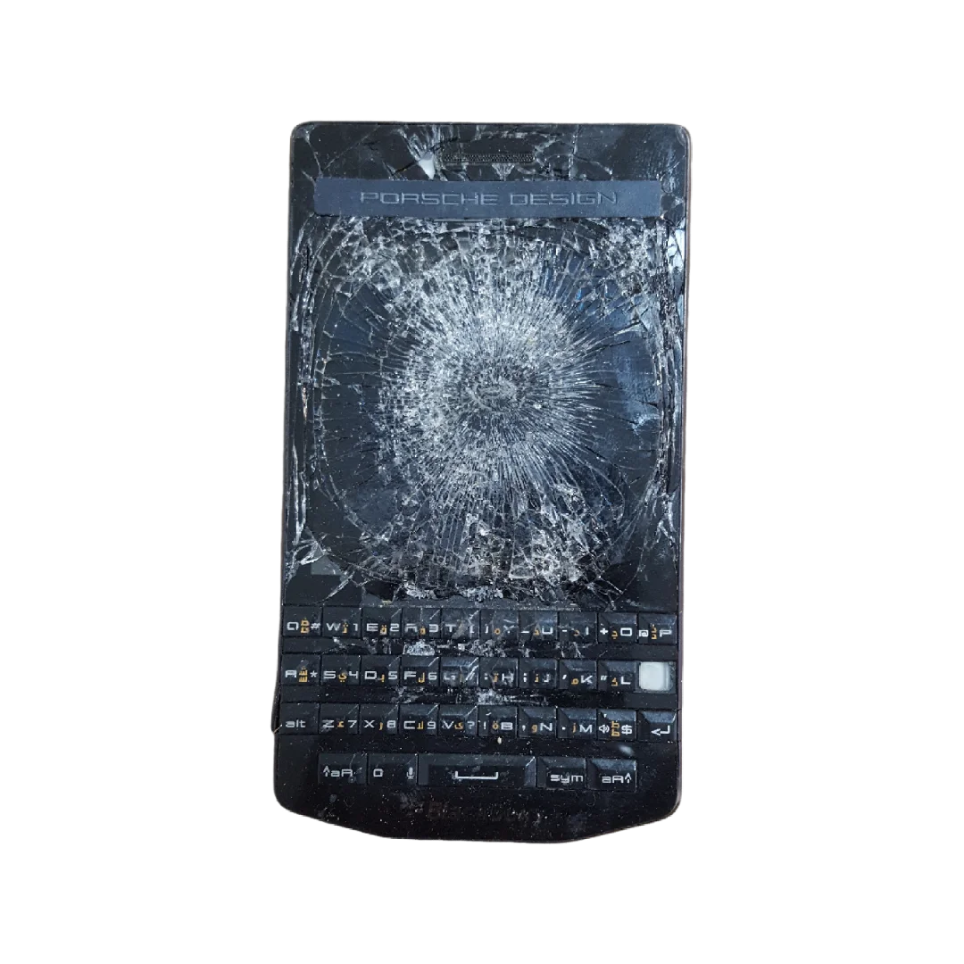 2 10 BlackBerry Porsche Design P9983 Stainless Steel and Leather Design - et-market.ir