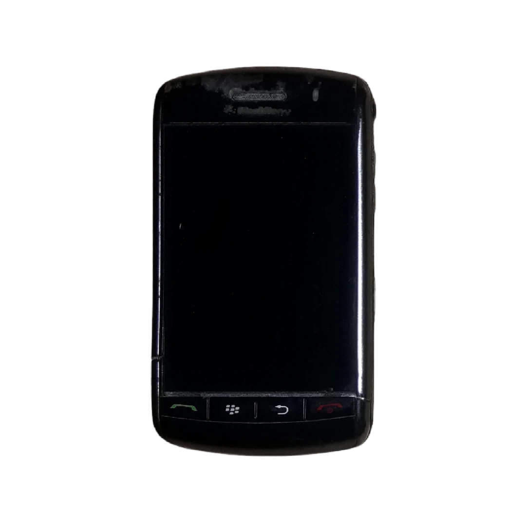 718 01 گوشی بلکبری استورم ۹۵۰۰ - نمای روبهرو و صفحهنمایش بزرگ