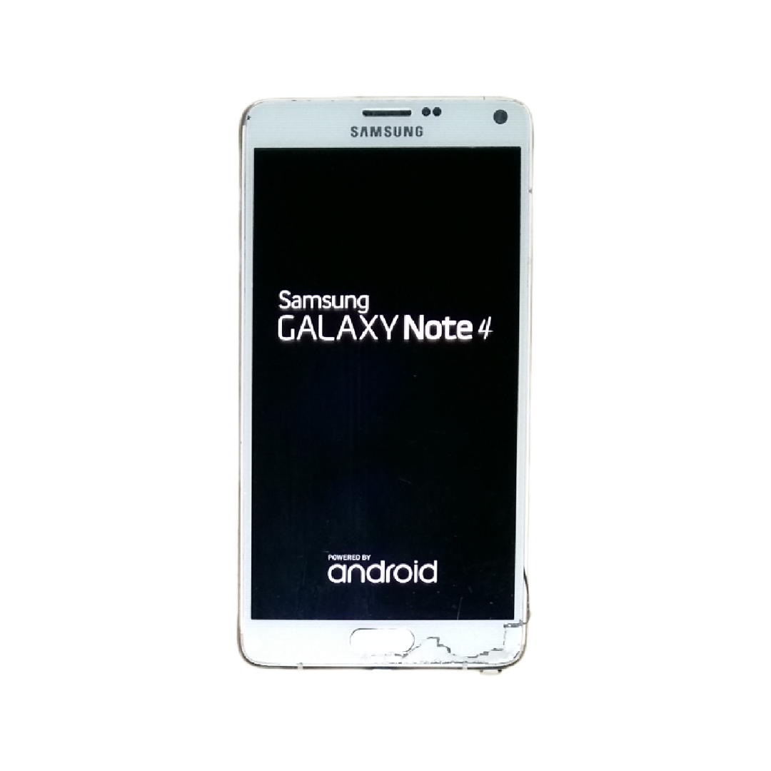 -- - 634 - 01 Samsung Galaxy Note 4 Black Front View