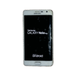Samsung Galaxy Note Edge در رنگ Charcoal Black - نمای جلو و نمایشگر خمیده