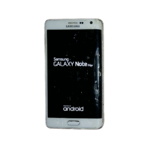 Samsung Galaxy Note Edge در رنگ Charcoal Black - نمای جلو و نمایشگر خمیده