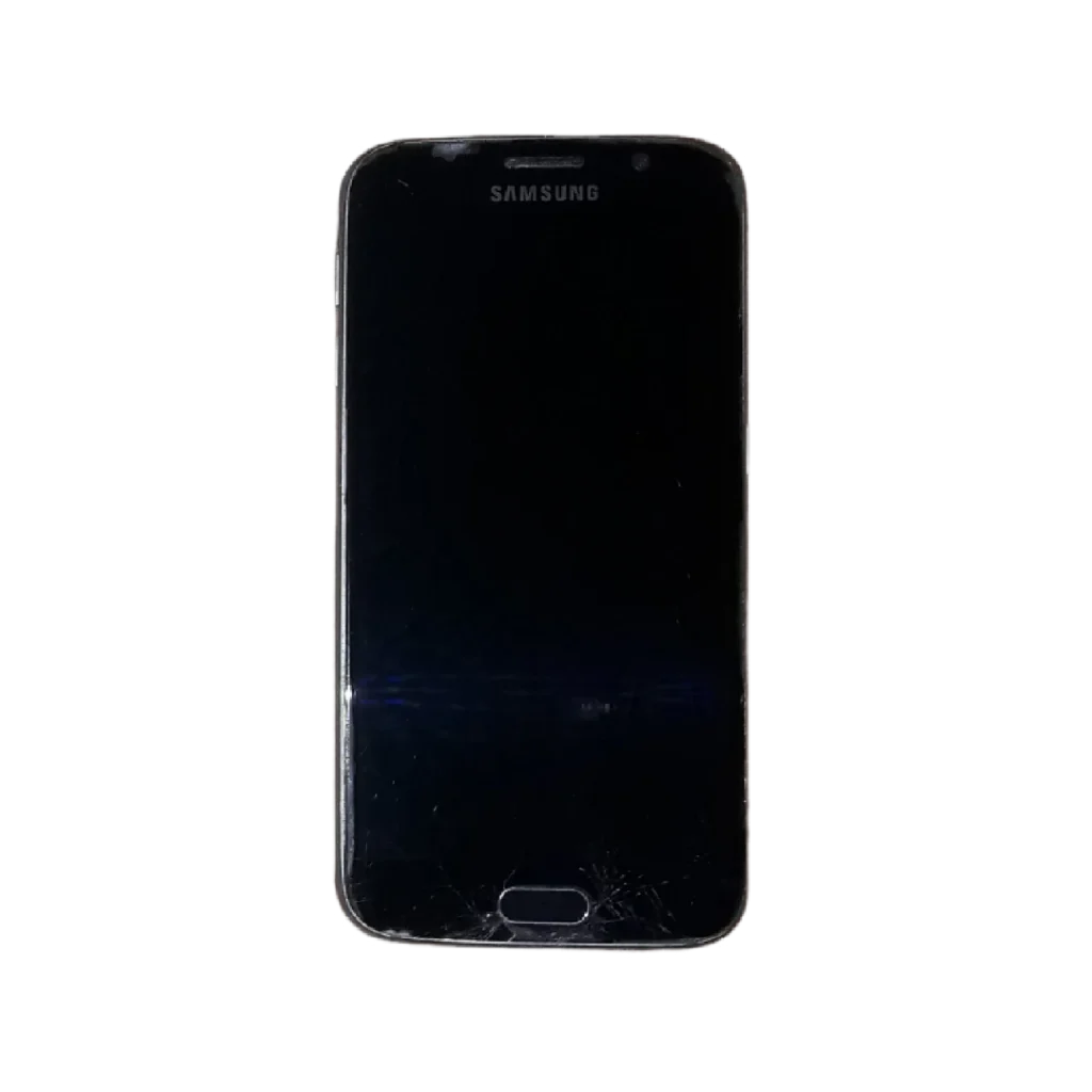 تصویر frontal از Samsung Galaxy S6 با نمایش طراحی تمام صفحه