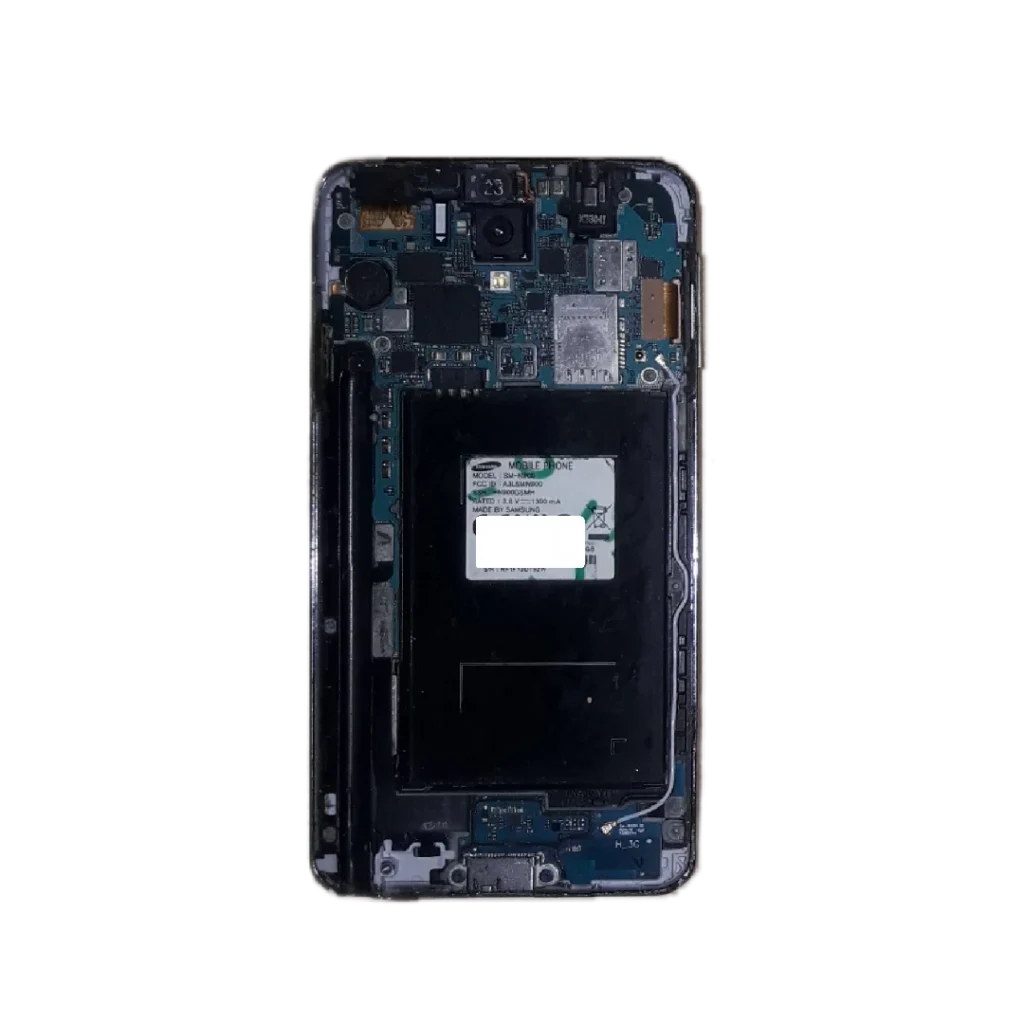 گوشی سامسونگ گلکسی نوت 3 مشکی از نمای پشت