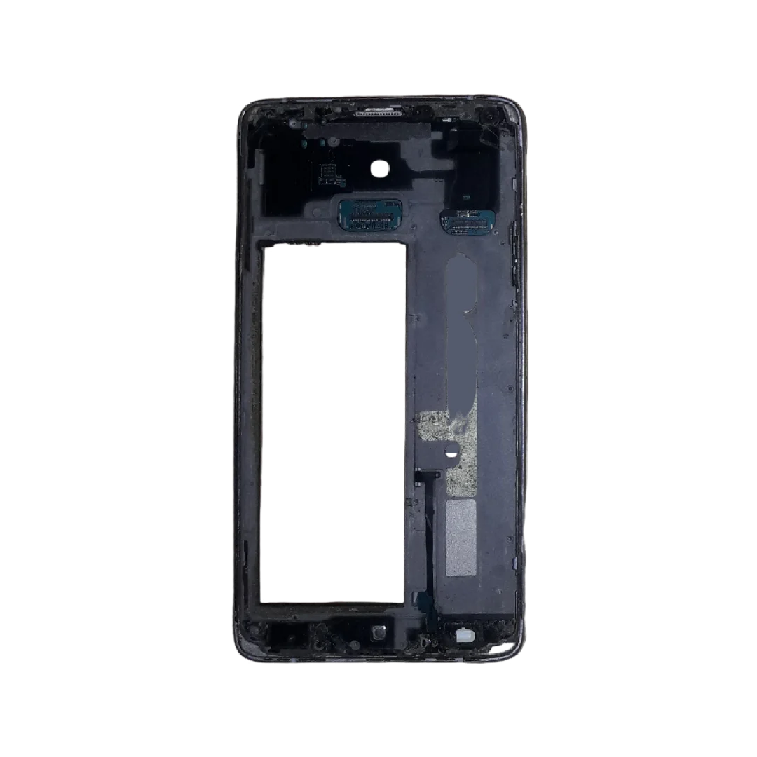 758 01 Samsung Galaxy Note 4 Black Color - Front and Back View - et-market.ir