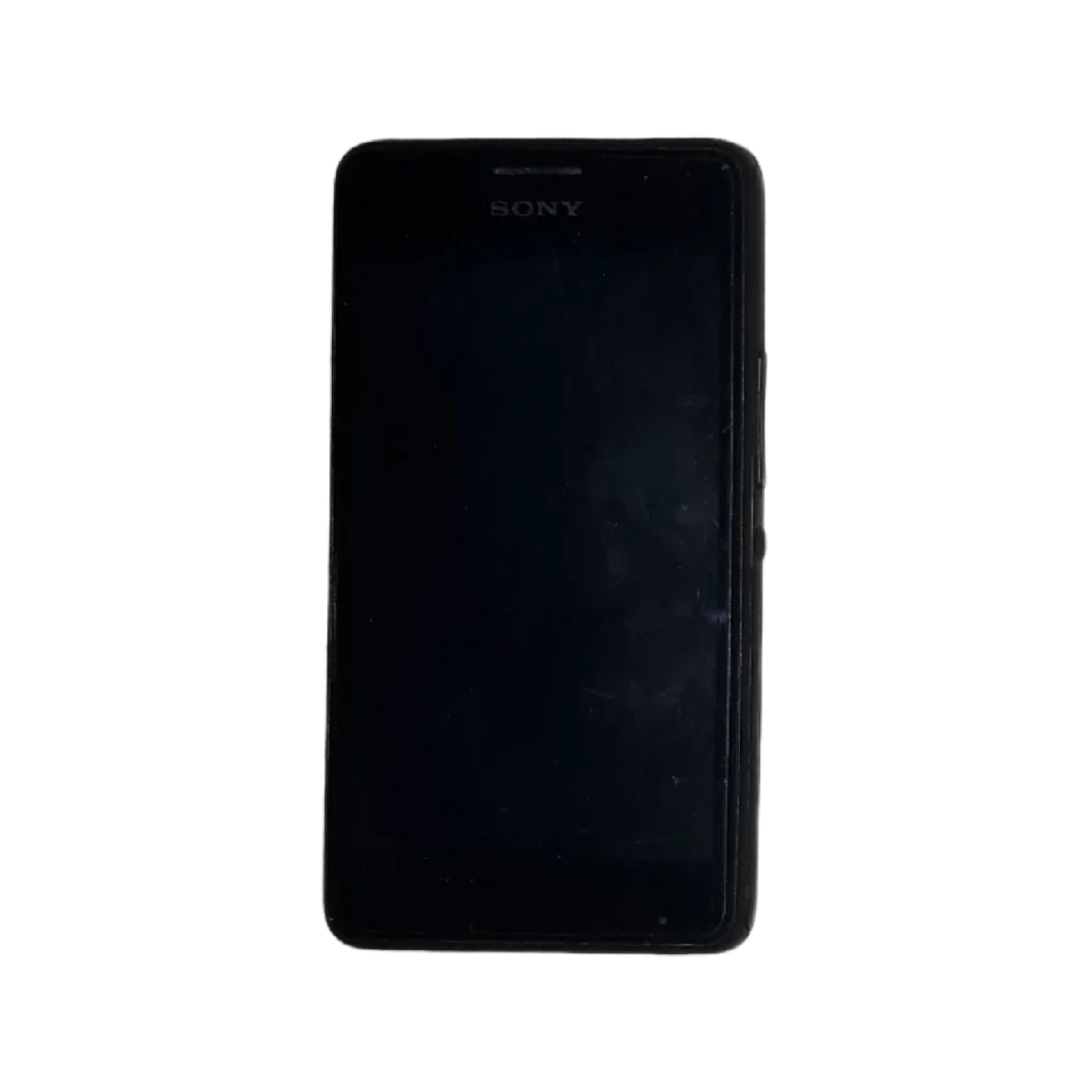 تصویر frontal از Sony Xperia E1 با نمایش طراحی ساده