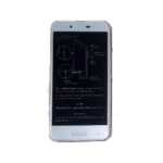 تصویر frontal از Sharp Aquos Sense 2 با نمایش طراحی ساده