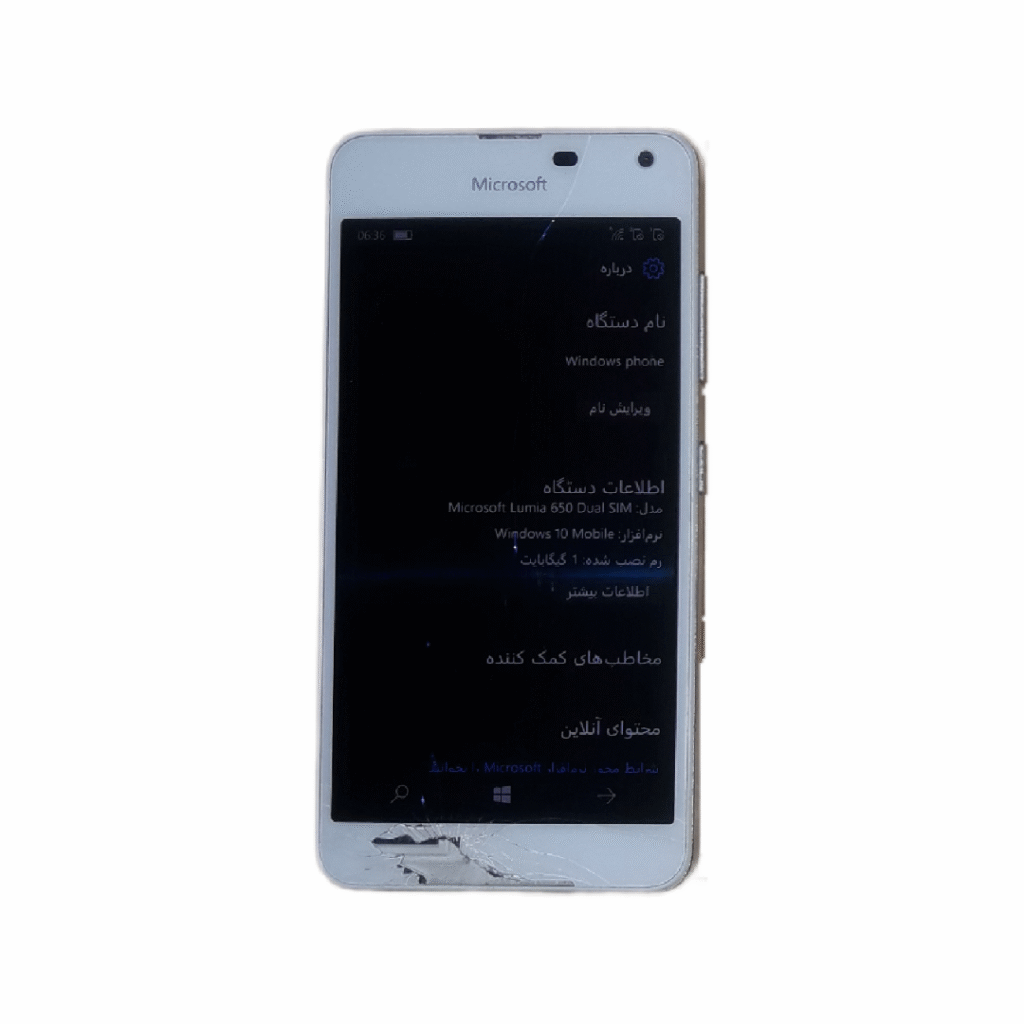 عکس 1 : گوشی مایکروسافت لومیا 650 مدل RM-1154 با طراحی ظریف