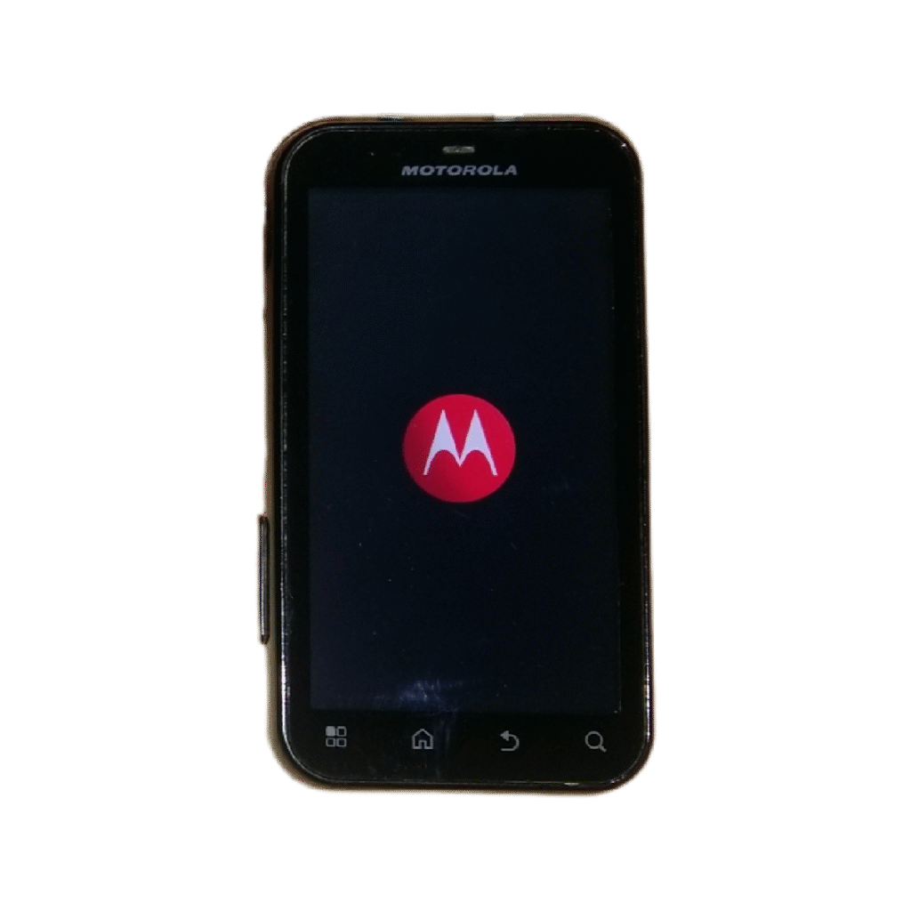 Motorola DEFY در رنگ مشکی - نمای جلو و طراحی مقاوم