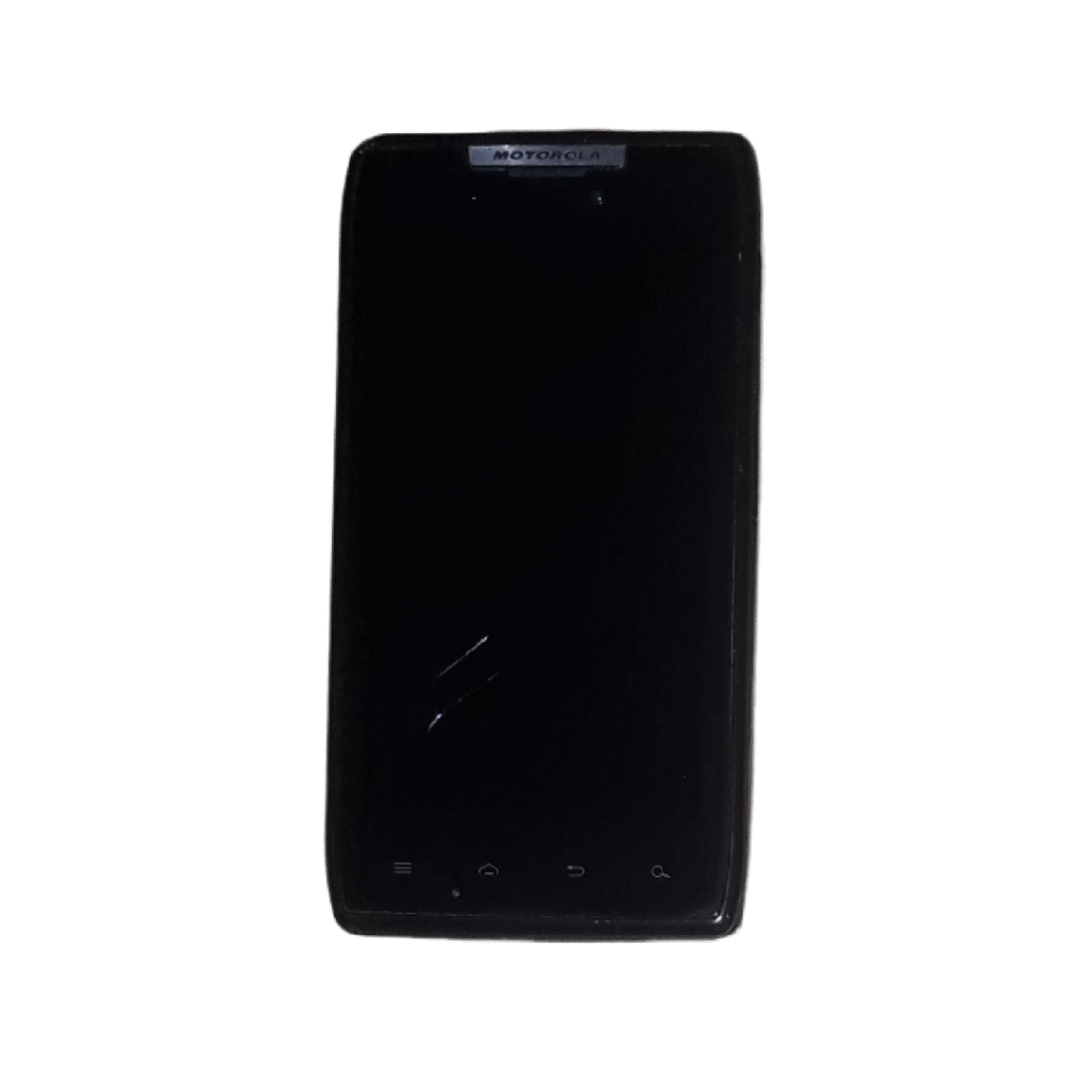 تصویر frontal از Motorola RAZR XT910 با نمایش طراحی باریک