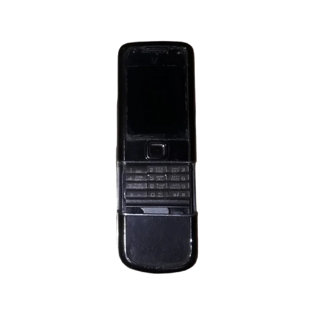 تصویر از Nokia 8800 Sapphire Arte در حالت slider باز شده