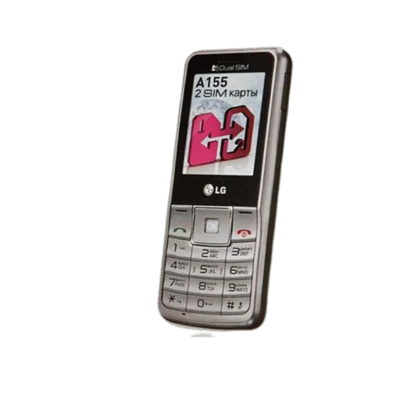 تصویر گوشی موبایل ال جی A155 مدل LG A155 با طراحی ساده و بدنه پلاستیکی